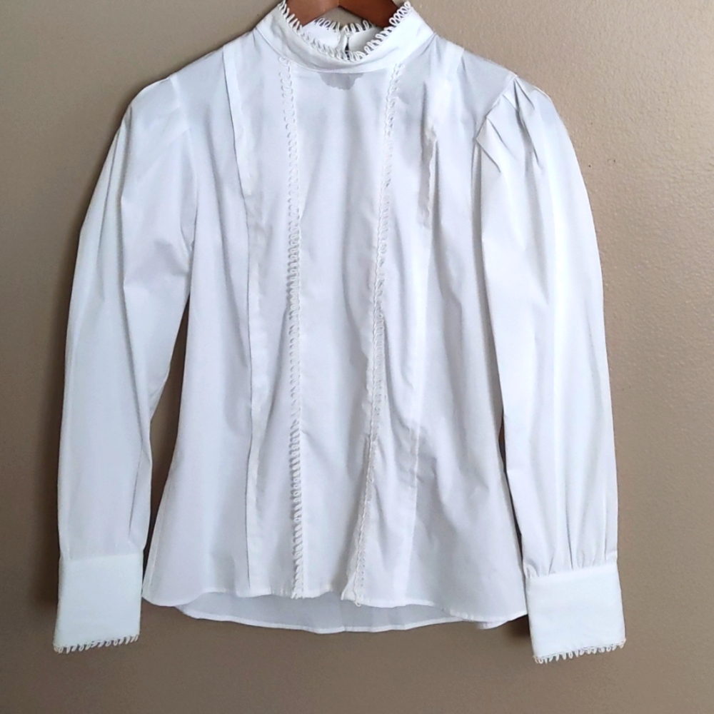 Zara White shirt with details